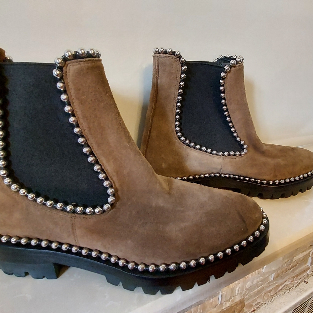 Alexander Wang Spencer suede boots